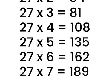table multiplication table    times table