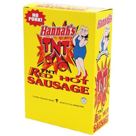 Hannah S Tnt Red Hot Sausages Made With No Pork