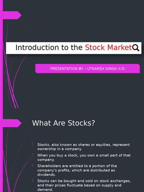 stock market basics   stocks stock exchange