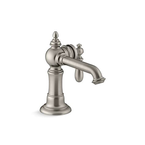 Kohler Artifacts Vibrant Brushed Nickel Single Hole 1 Handle Watersense Bathroom Sink Faucet