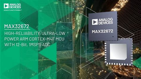 Video High Reliability Tiny Ultra Low Power Arm Cortex M F