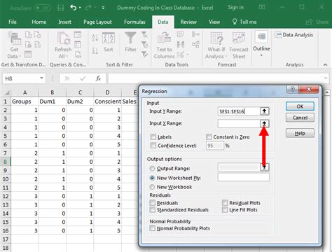 Dummy Coded Regression In Excel Dr Matt C Howard