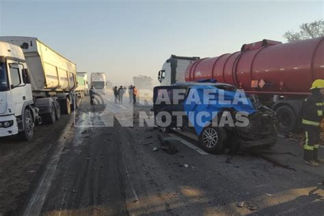 Impresionante Choque En Cadena En La Ruta Nacional 34 A La Altura De