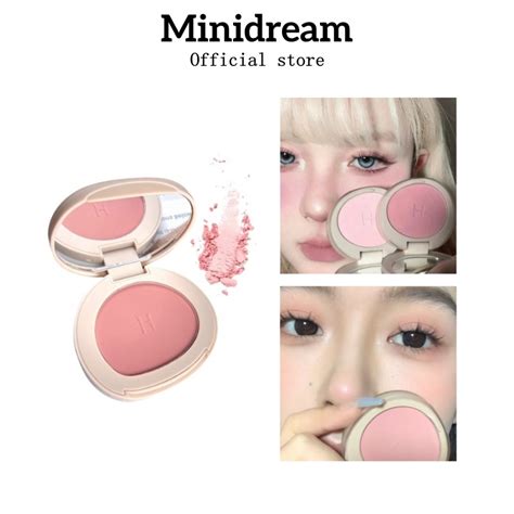 HERORANGE Monochrome Blush Natural Nude Pink Blush Crushed Blush Powder Matte Shopee Philippines