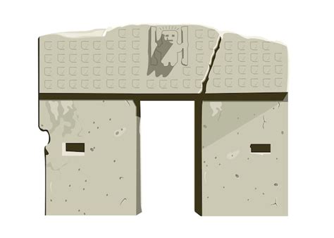 premium vector sun gate