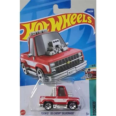 Hot Wheels Tooned Toond Chevy Silverado Universo Hot Wheels