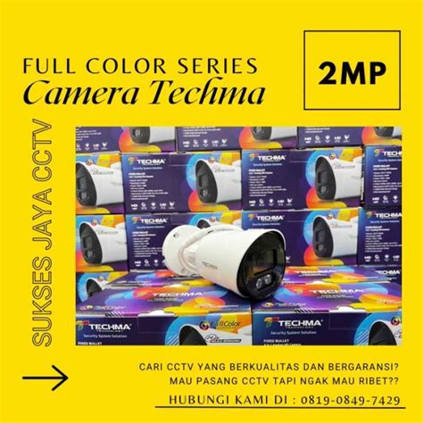 Promo Techma Kamera Cctv Outdoor Full Color Tcm A Fc Mp Colorvu