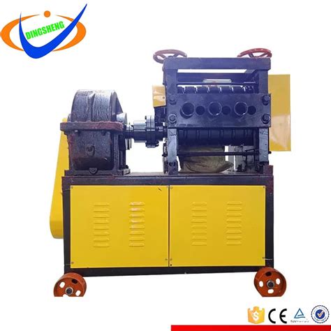 Automatic Scrap Steel Recycling Rebar Iron Bar Straightening Machine