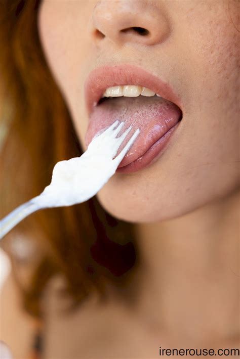 Stunning Girl Irene Rouse Showing Her Ass While Eating Cake Outdoors Photos