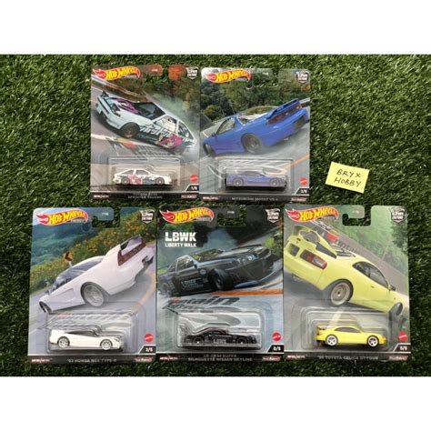 CHASE Hot Wheels 2022 Car Culture Mountain Drifters Case L FPY86 957L 1 64 Set Of 5pcs