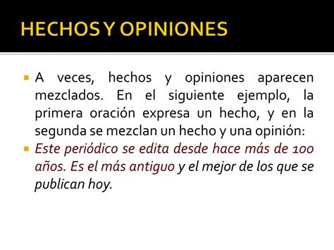 Ppt Hecho Y OpiniÓn Powerpoint Presentation Free Download Id911658