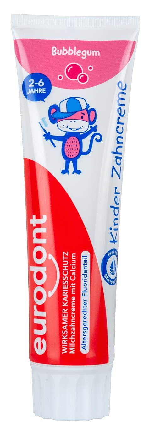 Test: Aldi Nord Eurodont Kinder Zahncreme Bubblegum | Stiftung Warentest