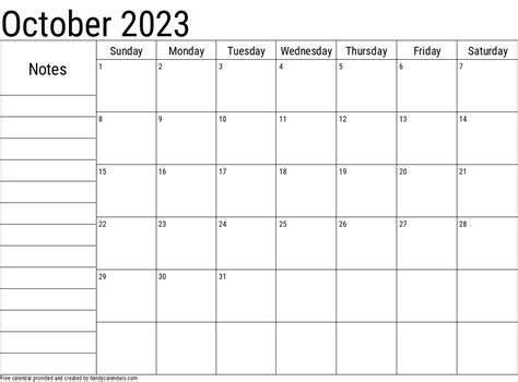 September 2023 Calendar - Handy Calendars