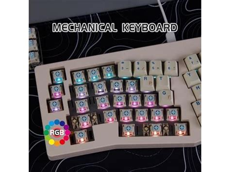 Cidoo Abm Alice Keyboard Hot Swappable Mechanical Keyboard Rgb