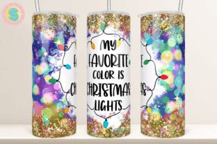 Oz Christmas Lights Tumbler Wrap Graphic By Sunshine Design