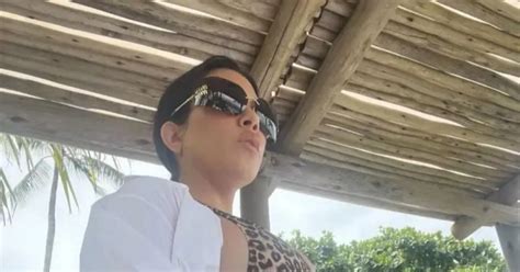 Kourtney Kardashian Risks Wardrobe Malfunction In String Bikini As She Shows Baby Bump Trendradars