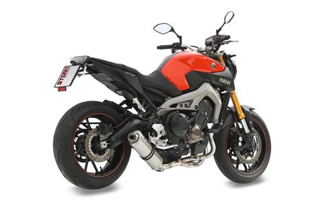 Escape Completo Homologado Storm Oval Acero Inox Para Yamaha Mt