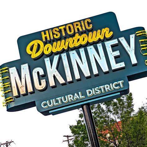 McKinney Historic District Sign - South Austin Gallery