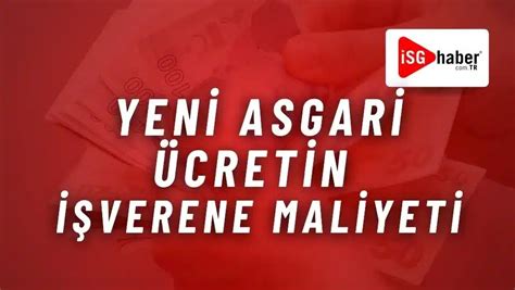 Yeni Asgari Ücretin İşverene Maliyeti