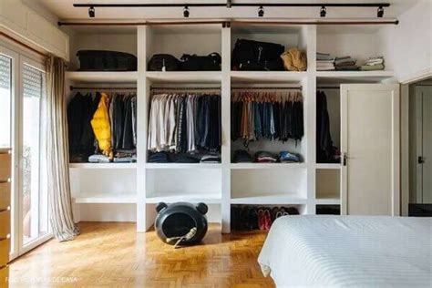 Guarda Roupa Sem Porta - Guarda Roupa Sem Porta: +45 Ideias Para Decorar o Seu Quarto