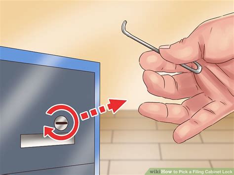 How To Pick A Filing Cabinet Lock 11 Steps With Pictures