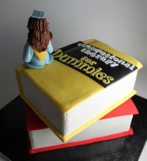 Stacked Book Graduation Cake | Lil' Miss Cakes