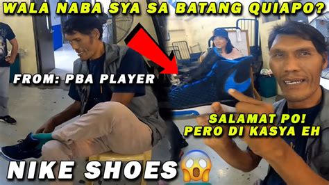 RAUL DILLO Kapre Sa Batang Quiapo Binigyan Ng Sapatos Ng Isang PBA