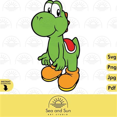 Yoshi 20 Svg Png  Pdf Clip Art Files For Cricut Desi Inspire