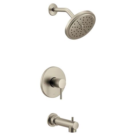 Moen Align M Core Series Handle Tub And Shower Trim Kit In Brushed