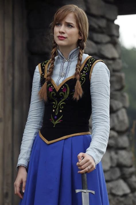 Once Upon A Time Elizabeth Lail On Playing Anna From Frozen And