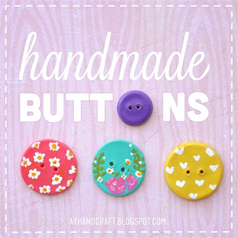 Diy Handmade Buttons · How To Mold A Clay Button · Home + DIY on Cut