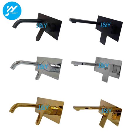 Concealed Bathroom Water Tap Brass Hot Cold Mixer Valve Wall Mounted Faucet Water Switch Water