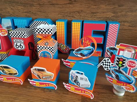 Kit De Personalziados Hot Wheels Kit Caixinhas Elo