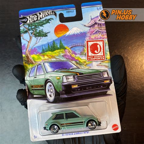 HOT WHEELS 豐田 Ungu HIJAU MERAH 風火輪 TOYOTA STARLET KP HW 蝦皮購物