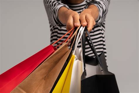 Free Photo | Young woman shopping for clothes