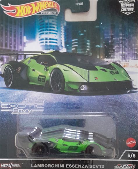 Hot Wheels Car Culture Exotic Envy Lamborghini Essenza SCV