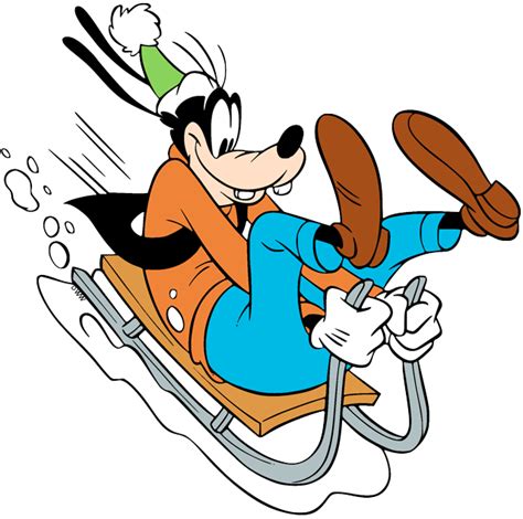 Goofy Skiing Clip Art