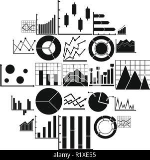 Graphique Circulaire Simple Et Illustration Vectorielle De Diagramme