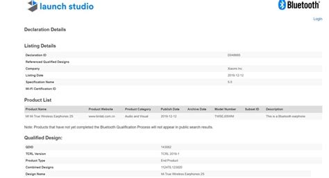 小米新款降噪无线耳机通过蓝牙认证_新浪科技_新浪网