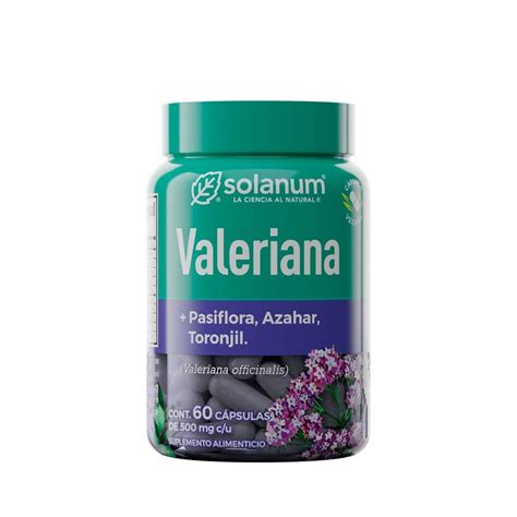 Suplemento Alimenticio Solanum Hb Valeriana Pasiflora C Psulas De