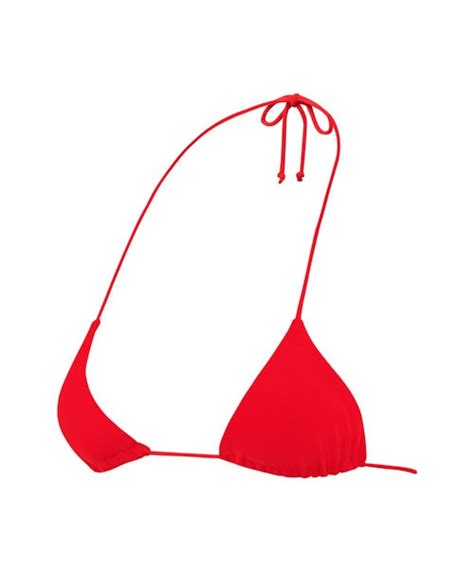 Red Triangle Bikini Ark Swimwear