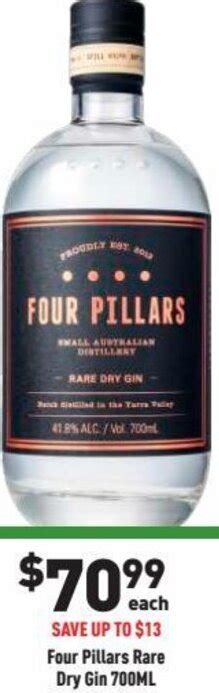 Four Pillars Rare Dry Gin 700ml Offer At Liquor Legends