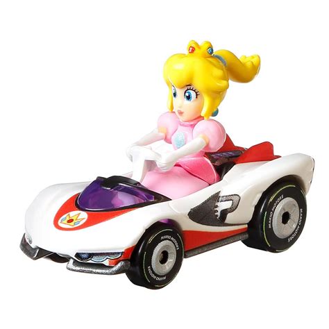 Hot Wheels Veh Culo De Juguete Mario Kart Princess Peach P Wing Amazon Mx Juguetes Y Juegos