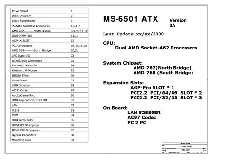 MSI MS6501 REV 0A Service Manual download, schematics, eeprom, repair ...