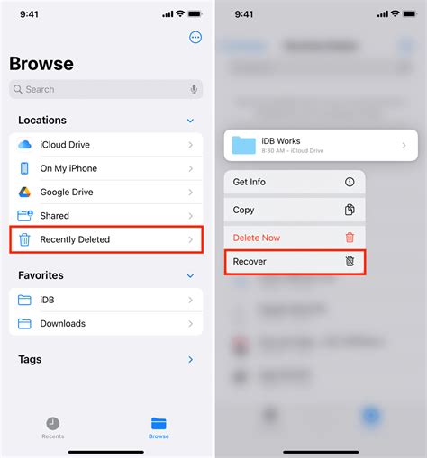 How To View And Recover Recently Deleted Files In Icloud Drive