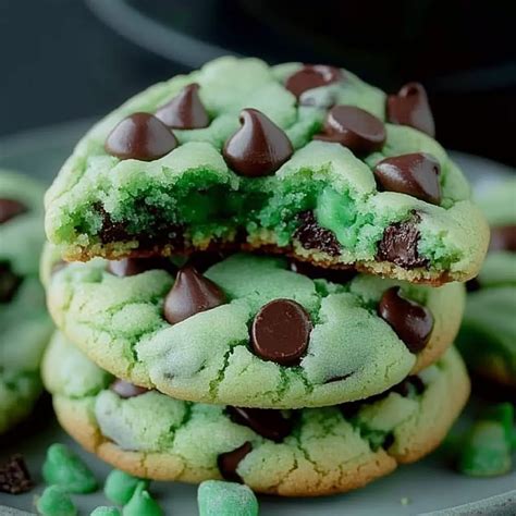 Mint Chocolate Chip Cookies Recipe - Recipes Epic