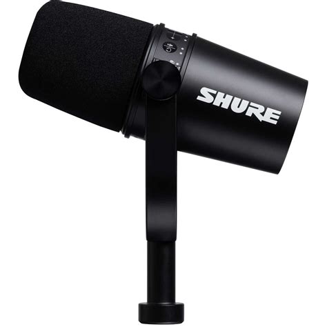 Shure MV7-K Dynamic USB & XLR Podcast Microphone with ShurePlus MOTIV ...