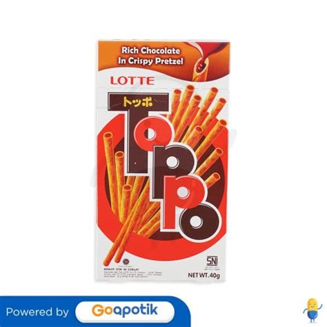 Lotte Toppo Biskuit Stik Cocoa Coklat Gram Kegunaan Efek Samping