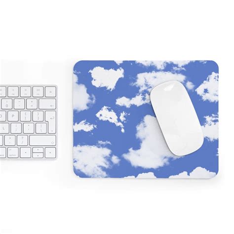 Clouds Mousepad Sky Mouse Pad Blue Mousepad Mouse Pads Photo Mouse