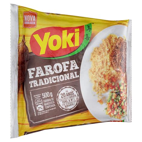 Buy Yoki Seasoned Cassava Flour 17 6 Oz Farofa De Mandioca Pronta Temperada 1 1 Pound